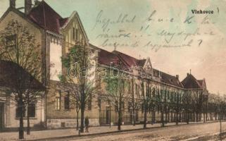 Vinkovci, Vinkovce; Magyar iskola, utca / street, Hungarian school (EK)