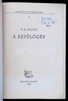 V. A. Popov: A repülőgép. Bp., 1956, Katonai. Kiadói papírkötésben.