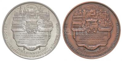 Bozó Gyula (1913-2004) / Szabó Géza (1939-) 1990. "Mátyás király halálának 500. évfordulója eml...