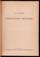 Primenko: Lökhajtásos motorok. Bp., 1951, Népszava. 222 p. Kiadói papírkötésben.