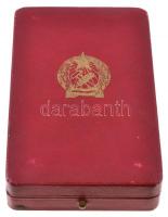 1949. "A Magyar Népköztársasági Érdemérem arany fokozata" zománcozott aranyozott bronz kit...