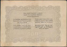 1848. 100Ft "Kossuth bankó" T:III
Hungary 1848. 100Ft "Kossuth banknote" C:F
A...