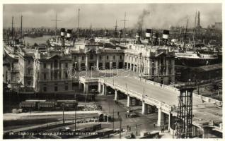 Genova, Genoa; Nuova Stazione Marittima / maritime station, ships