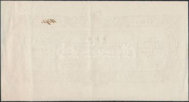 Osztrák Császárság / Bukovina 1862. "Erzsébet királyné Jótékonysági Egyesület" 25kr lottós...