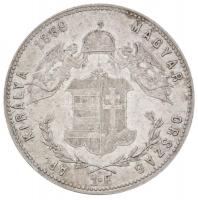 1869KB 1Ft Ag "Ferenc József / Angyalos címer" Körmöcbánya T:2 kis patina
Hungary 1869KB ...