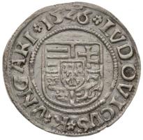 1526. Denár Ag "II. Lajos" (0,56g) T:2 Hungary 1526. Denar Ag "Louis II" (0,56g) C:XF Huszár 841., Unger I.: 673.p