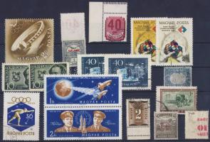 1915-1982 14db bélyeg nyomású, fogazási eltérésekkel