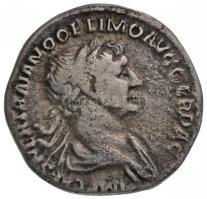 Római Birodalom / Róma / Traianus 114-117. Denár Ag (2,65g) T:2- Roman Empire / Rome / Trajan 114-117. Denarius Ag IMP CAES NER TRAIANO OPTIMO AVG GER DAC / P M TR P COS VI P P SPQR (2,65g) C:VF RIC II 347.