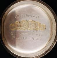 Omega ezüst (Ag.) zsebóra, jelzett, működik, bruttó 86,4 g