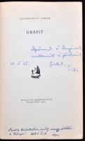 Gyurkovics Tibor: Grafit. Bp., 1961, Magvető. Győr-Sopronmegyei Ny. Győr. 142p. A költő első megjele...