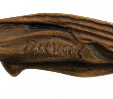 Szecessziós levélbontó, réz, jelzett (Duval), / Art nouveau bronze letter-opener 26 cm