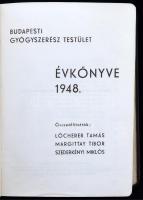 1948 A Budapesti gyógyszerész testület évkönyve. Bp., Globus ny. 1120p