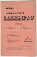 1934 Budapesti sakkújság. Főszerk.: Muhr Gyula. 1. évf. 1. szám (megjelent: 1934-1935), számos érdekes írással. Papírkötésben, jó állapotban. /  1934 Budapesti sakkújság [Budapest Chess Journal]. Chief ed.: Muhr, Gyula. Vol. 1., no. 1. (published between 1934-1935), with many interesting writings. In paper binding, in good condition.