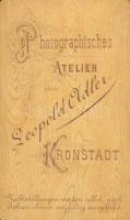 cca 1880 Erdély, Előpatak főkút fotó. Adler brassói fényképész műterméből / Transylvania, Előpatak w...