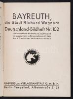 Bayreuth, die Stadt Richard Wagners. Berlin, Universum-Verlagsanstalt (Deutschland-Bildheft 102.). I...