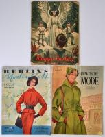 1935-1939 a Magyar Cserkész 9 db lapszáma + 2 db német divatlap; nagyrészt jó állapotban