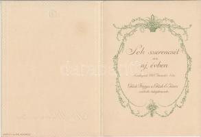 1915 Pannónia szálloda szecessziós nyomtatvány / 1915 Budapest, Hotel Pannonia art nouveau litho pri...