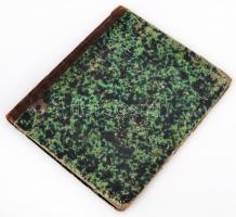 1856 Kézzel írott zoológia tankönyv, 72 német nyelven beírt oldal, plusz, 20 rajz. / 1856 German zoo...