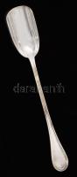 Ezüst fűszerkanál, Ag., nettó:14gr., jelzett, 13cm /Silver spoon spice, Ag, net., Indicated 14gr, 13cm