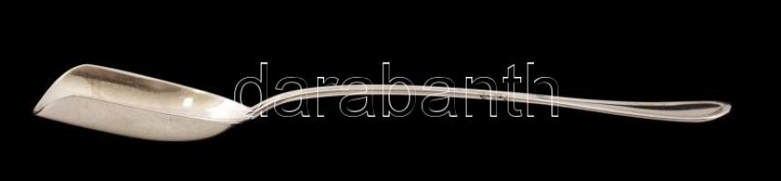 Ezüst fűszerkanál, Ag., nettó:14gr., jelzett, 13cm /Silver spoon spice, Ag, net., Indicated 14gr, 13...