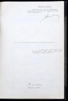 1944 Astrologiai Synthesys géppel írt, sorszámozott, a szerző által aláírt kézirat, kézi rajzokkal. 55p. Hozzá a zodiákusokról szóló gépirat. 9p. Bekötve. / Manuscript of astrological works.