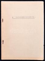 1944 Astrologiai Synthesys géppel írt, sorszámozott, a szerző által aláírt kézirat, kézi rajzokkal. ...