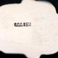 Ezüst címerpajzsos kiskanalak,  Ag., nettó:20gr., jelzett, 2db, cca 10cm /Silver spoons crest, Ag, n...