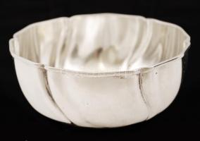 Ezüst tálka, magas peremű  Ag., nettó:72gr., jelzett, d:10cm /Silver Bowl, Ag-edged high net. 72gr, marked, d:10cm