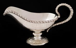 Ezüst füles kiöntő,  Ag., nettó:192gr., jelzett,17x10cm /Silver jug-eared, Ag, net.. 192gr, marked,  17x10cm