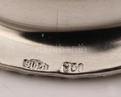 Ezüst, oroszlántalpas fogpiszkálótartó,  Ag., nettó:55gr., jelzett,10x2,5cm/ Silver Lion foot toothp...