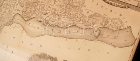 1792 Tomasich János: Zala vármegye rézmetszetű térképe a Balatonnal. Comitatus Zaladiensis jussu inc...