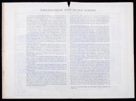 cca 1900 A Román királyság talajtérképe németnyelvű magyarázattal, kis hibával, 24x33cm