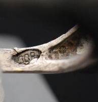 Ezüst gyűrű, Ag., nettó: 6,6gr., jelzett, méret:52 /Silver ring, Ag, net.. 6,6gr, marked, size: 52