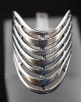 Ezüst gyűrű, Ag., nettó: 4,7gr., jelzett, méret:54 /Silver ring, Ag, net.. 4,7gr, marked, size: 54