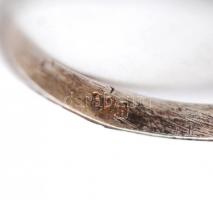 Ezüst gyűrű, Ag., nettó: 2,5gr., jelzett, méret:56 /Silver ring, Ag, net.. 2,5gr, marked, size: 56