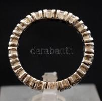 Ezüst gyűrű kővel, Ag., bruttó: 3,9gr., jelzett, méret:53 /  Silver ring with stone, Ag, gross: 3,9gr, marked, size: 53