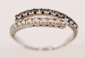 Ezüst gyűrű kővel, Ag., bruttó: 1,6gr., jelzett, méret:51 /  Silver ring with stone, Ag, gross: 1,6gr, marked, size: 51