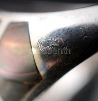 Ezüst gyűrű kővel, Ag., bruttó: 10,6gr., jelzett, méret:58 /  Silver ring with stone, Ag, gross: 10,...