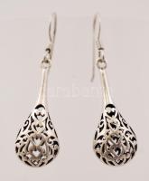 Ezüst fülbevaló, Ag., nettó: 3,6gr., jelzett /Silver earrings, Ag, net. 3,6gr., marked