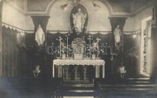 Kolozsvár, Cluj; Collegium Marianum, oltár belső / Marianum, chapel interior, photo (EK)