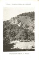 Kistapolcsány, Topolcianky; Főhercegi uradalom, sziklacsoport a Kicői út mentén / lordship, rocks (EK)