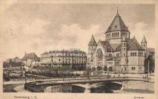 Strassbourg, Strassburg i. Els., Synagoge / Synagogue (EK)