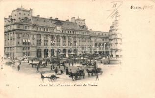 Paris, Gare Saint-Lazare, Cour de Rome / Saint-Lazare railway station (EK)