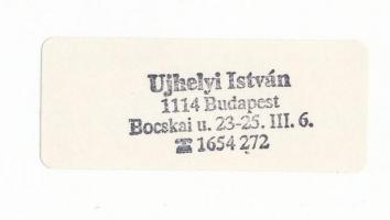 cca 1980 Ujhelyi István (1936-2003): Nyáj, pecséttel jelzett vintage fotóművészeti alkotás, 24x18 cm