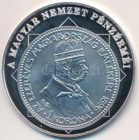 DN "A magyar nemzet pénzérméi - Honfoglalás Millenniumi emlékpénz 896-1896." Ag emlékérem ...