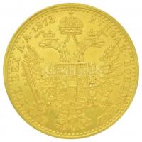 Ausztria 1873. Dukát Au "Ferenc József" Bécs (3.52g/0.986) T:2- hajlított lemez
Austria 1...