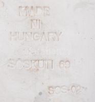 Asszonyok, retró kerámia falikép, 35x22 cm