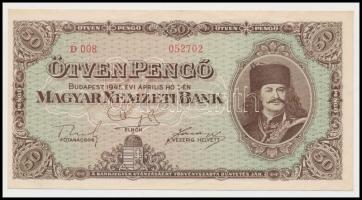 1945. 50P T:II- szép papír