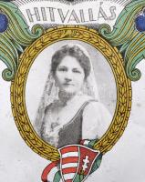 cca 1920 A Trianon után Papp-Váry Elemérné által megfogalmazott "Hiszekegy (Hitvallás)" fé...