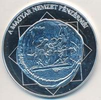 DN "A magyar nemzet pénzérméi - A budai vár első ábrázolása érmén 1308-1342" Ag emlékérem ...